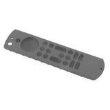 Remote Control Silicone Case Soft Safe Shockproof Waterproof Precise Cutout Fully Wrap Remote Cover for Amazon TV Dark Gray