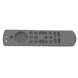 Remote Control Silicone Case Soft Safe Shockproof Waterproof Precise Cutout Fully Wrap Remote Cover for Amazon TV Dark Gray - Close-Up Angle