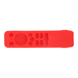 Soft Silicone Protective Case for Realme TV Stick Remote Control Anti Drop Protective Cover Red - Rear View