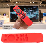 Soft Silicone Protective Case for Realme TV Stick Remote Control Anti Drop Protective Cover Red