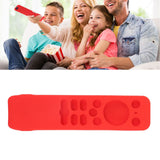 Soft Silicone Protective Case for Realme TV Stick Remote Control Anti Drop Protective Cover Red