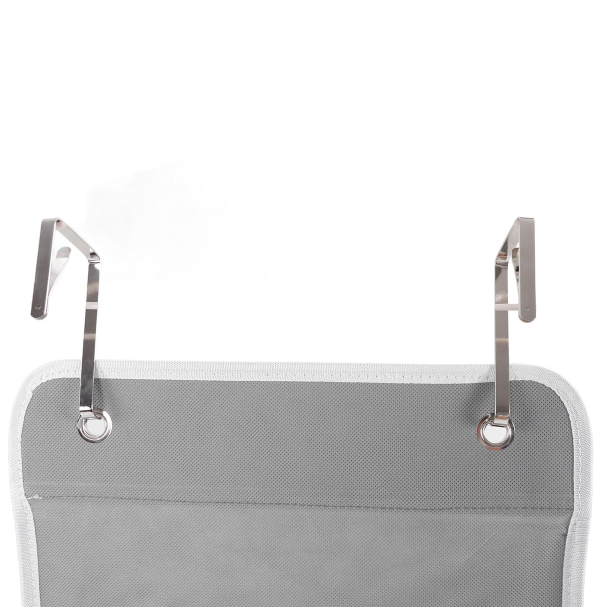 Over Door Hanging Organizer Wall Mount Storage with Hooks for Pantry Nursery Kitchen Closet Dorm Grey 5 Pockets