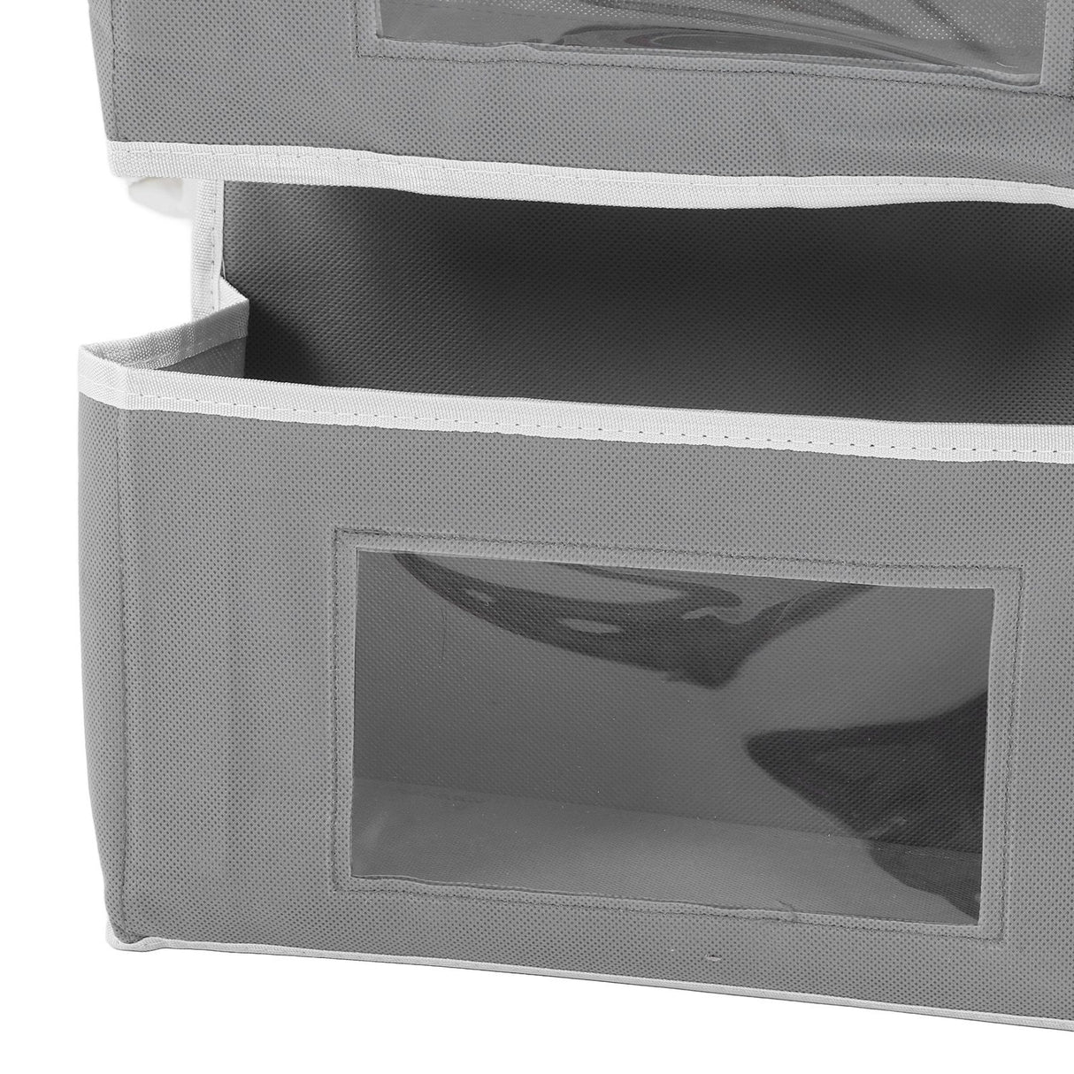 Over Door Hanging Organizer Wall Mount Storage with Hooks for Pantry Nursery Kitchen Closet Dorm Grey 5 Pockets