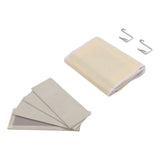 Over Door Hanging Organizer Wall Mount Storage with Hooks for Pantry Nursery Kitchen Closet Dorm Beige 4 Pockets