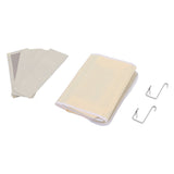 Over Door Hanging Organizer Wall Mount Storage with Hooks for Pantry Nursery Kitchen Closet Dorm Beige 4 Pockets