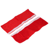 2Pcs Refrigerator Door Handle Covers Kitchen Appliance Decor Non Skid Static Protector Red