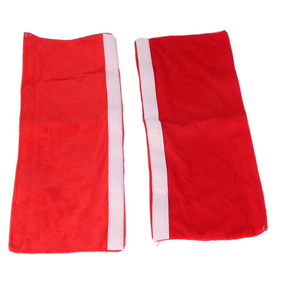2Pcs Refrigerator Door Handle Covers Kitchen Appliance Decor Non Skid Static Protector Red