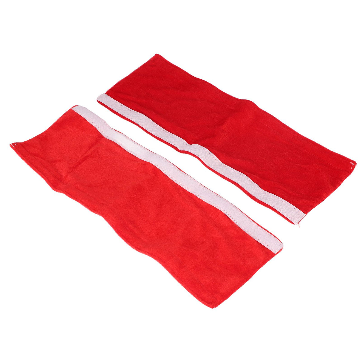 2Pcs Refrigerator Door Handle Covers Kitchen Appliance Decor Non Skid Static Protector Red