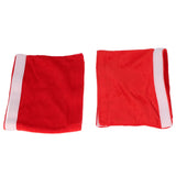 2Pcs Refrigerator Door Handle Covers Kitchen Appliance Decor Non Skid Static Protector Red