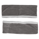 2Pcs Refrigerator Door Handle Covers Kitchen Appliance Decor Non Skid Static Protector Grey