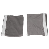 2Pcs Refrigerator Door Handle Covers Kitchen Appliance Decor Non Skid Static Protector Grey