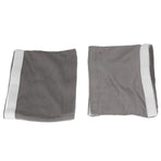 2Pcs Refrigerator Door Handle Covers Kitchen Appliance Decor Non Skid Static Protector Grey