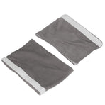 2Pcs Refrigerator Door Handle Covers Kitchen Appliance Decor Non Skid Static Protector Grey