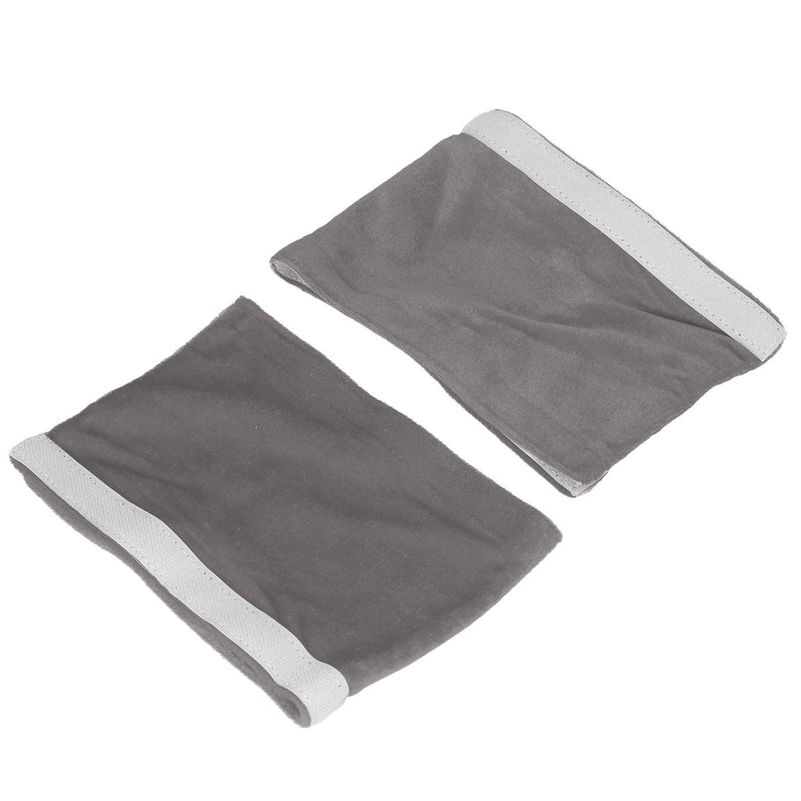 2Pcs Refrigerator Door Handle Covers Kitchen Appliance Decor Non Skid Static Protector Grey