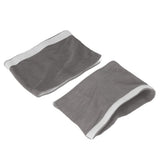 2Pcs Refrigerator Door Handle Covers Kitchen Appliance Decor Non Skid Static Protector Grey