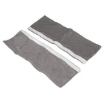 2Pcs Refrigerator Door Handle Covers Kitchen Appliance Decor Non Skid Static Protector Grey