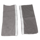2Pcs Refrigerator Door Handle Covers Kitchen Appliance Decor Non Skid Static Protector Grey