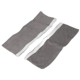 2Pcs Refrigerator Door Handle Covers Kitchen Appliance Decor Non Skid Static Protector Grey