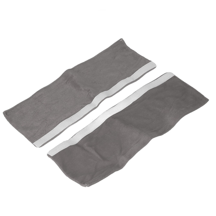 2Pcs Refrigerator Door Handle Covers Kitchen Appliance Decor Non Skid Static Protector Grey