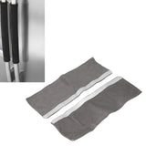 2Pcs Refrigerator Door Handle Covers Kitchen Appliance Decor Non Skid Static Protector Grey