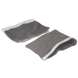 2Pcs Refrigerator Door Handle Covers Kitchen Appliance Decor Non Skid Static Protector Grey
