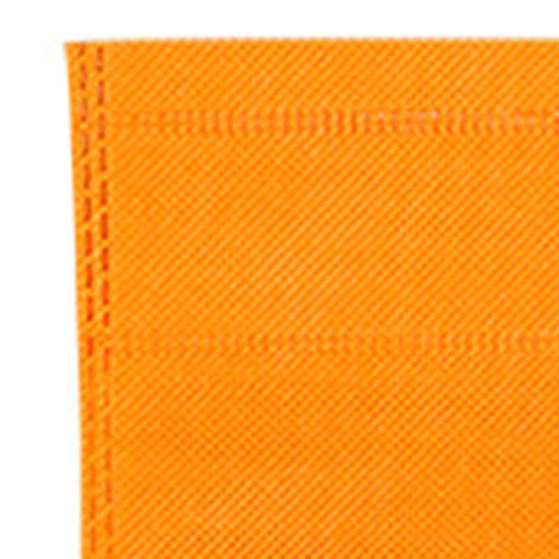 50Pcs Die Cut Non Woven Bags Eco Friendly Flat Mouth Tote Bags Non Woven Fabric Garment Bags Orange 25x35cm/9.8x13.8in