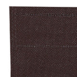 50Pcs Die Cut Non Woven Bags Eco Friendly Flat Mouth Tote Bags Non Woven Fabric Garment Bags Brown 25x35cm/9.8x13.8in - Side View