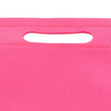 50Pcs Die Cut Non Woven Bags Eco Friendly Flat Mouth Tote Bags Non Woven Fabric Garment Bags Rose Red 25x35cm/9.8x13.8in - Front View