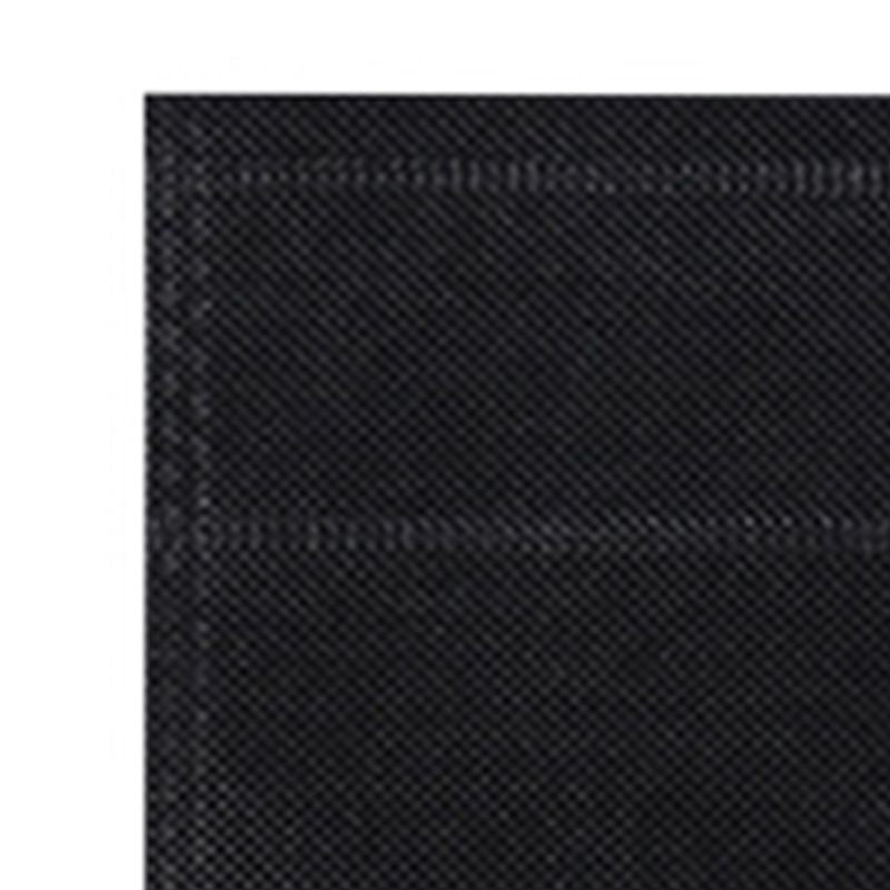 50Pcs Die Cut Non Woven Bags Eco Friendly Flat Mouth Tote Bags Non Woven Fabric Garment Bags Black 25x35cm/9.8x13.8in
