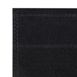 50Pcs Die Cut Non Woven Bags Eco Friendly Flat Mouth Tote Bags Non Woven Fabric Garment Bags Black 25x35cm/9.8x13.8in - Side View