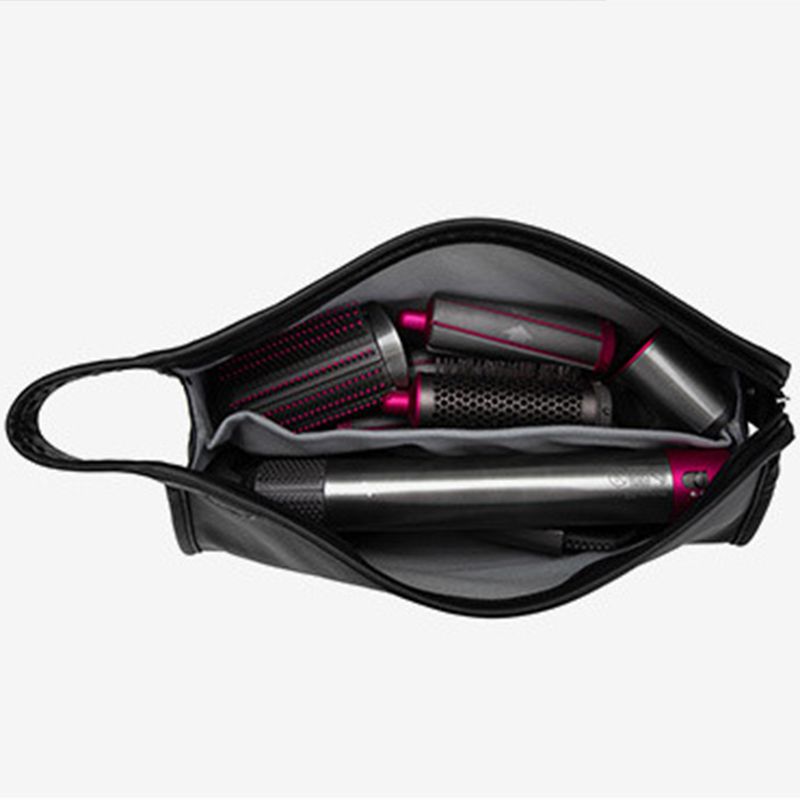 Hair Dryer Storage Bag Hair Curler Travel Pouch Dustproof Waterproof Protection Organizer Travel Case Black