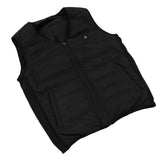 Heated Vest Cotton Four Zone Heating of Graphene V Neck USB Electric Jacket for Men and Women 4XL