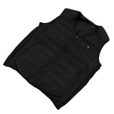 Heated Vest Cotton Four Zone Heating of Graphene V Neck USB Electric Jacket for Men and Women 4XL
