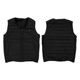 Heated Vest Cotton Four Zone Heating of Graphene V Neck USB Electric Jacket for Men and Women 4XL