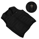 Heated Vest Cotton Four Zone Heating of Graphene V Neck USB Electric Jacket for Men and Women 4XL - Extra Image