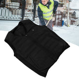 Heated Vest Cotton Four Zone Heating of Graphene V Neck USB Electric Jacket for Men and Women 4XL