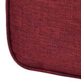 Travel Underwear Organizer Positive Ion Oxford Fabric Large Capacity Travel Bra Organizer for Underwear Women Travel Wine Red - Side View