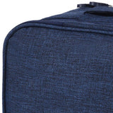 Travel Underwear Organizer Positive Ion Oxford Fabric Large Capacity Travel Bra Organizer for Underwear Women Travel Dark Blue - Front View