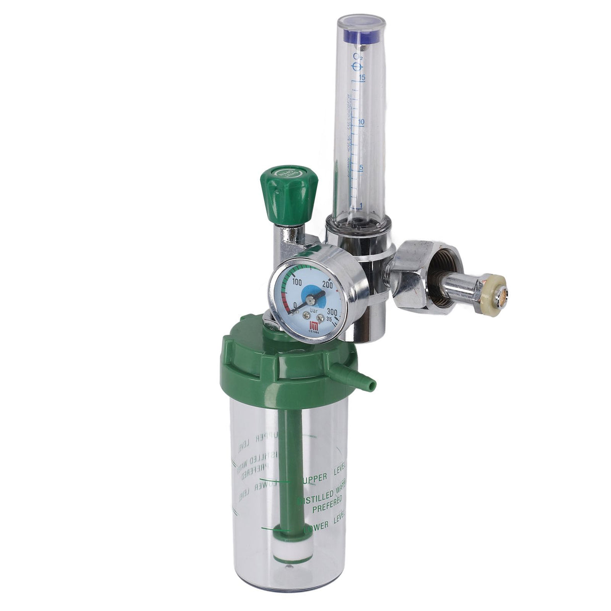 Oxygen Inhaler with G3/4 Internal Thread Russian Connector Oxygen Gauge Flow Meter for Emergency Home