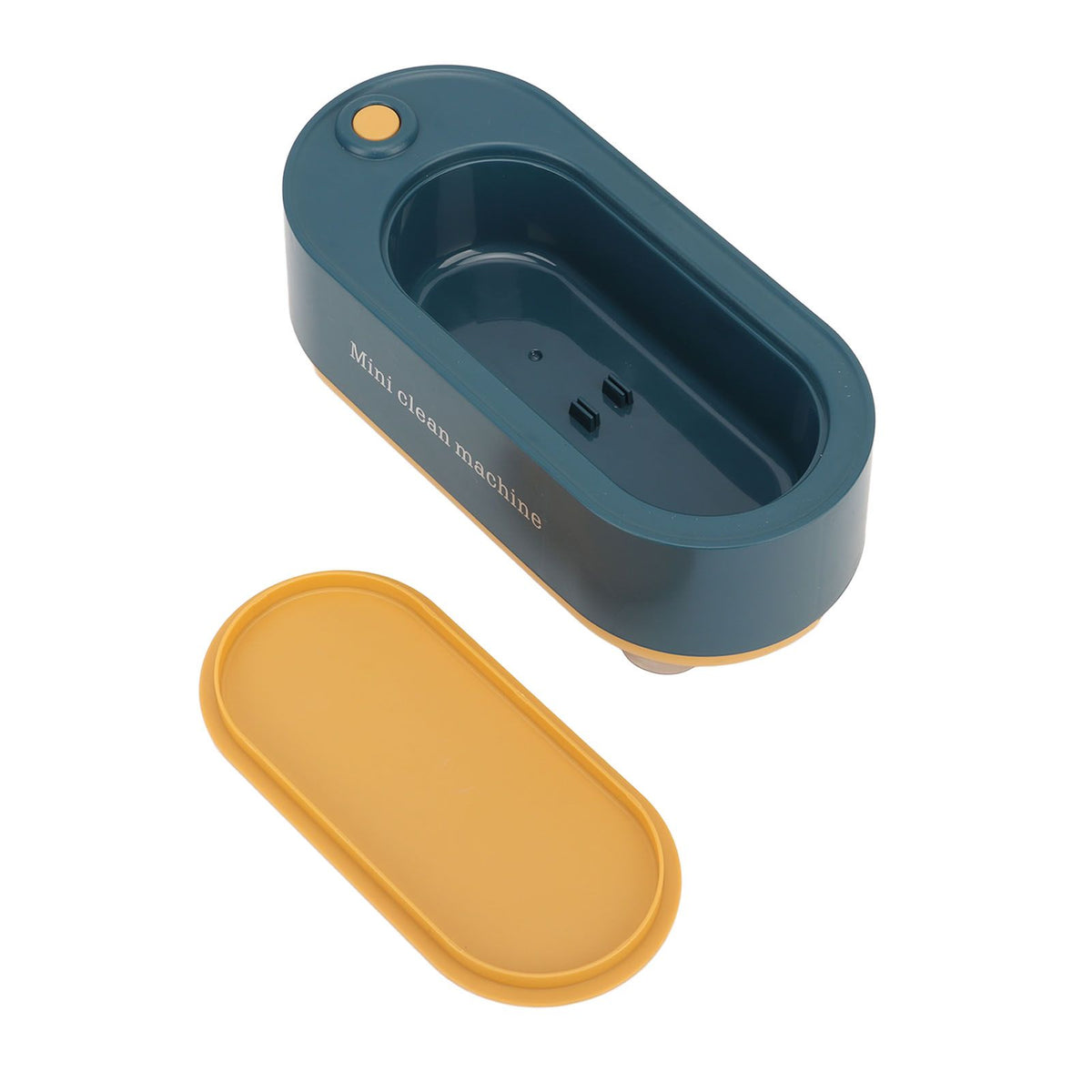 Mini Ultrasound Cleaning Machine High Frequency Portable Household Ultrasound Cleaner for Rings Glasses Coins Necklaces Dark Green