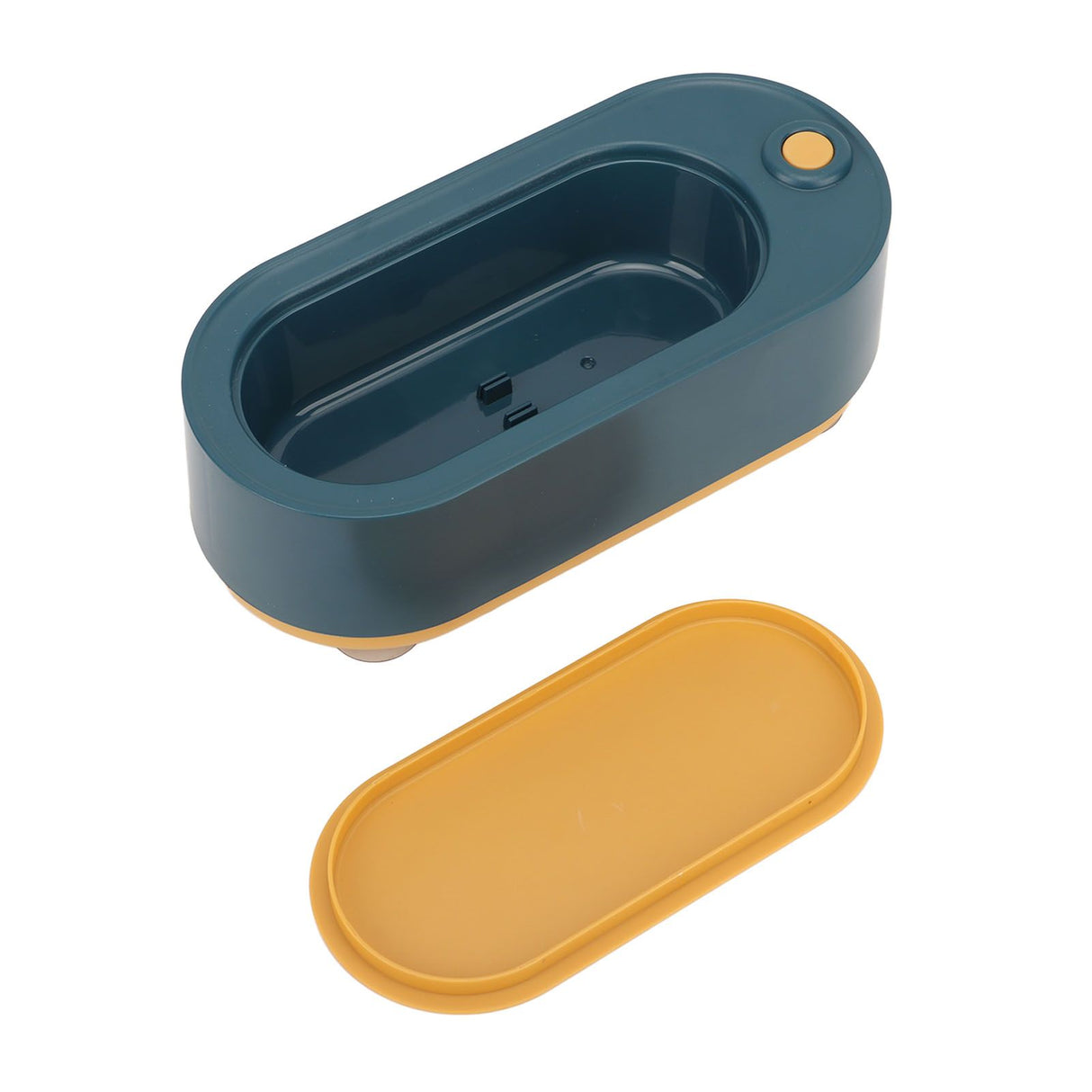 Mini Ultrasound Cleaning Machine High Frequency Portable Household Ultrasound Cleaner for Rings Glasses Coins Necklaces Dark Green