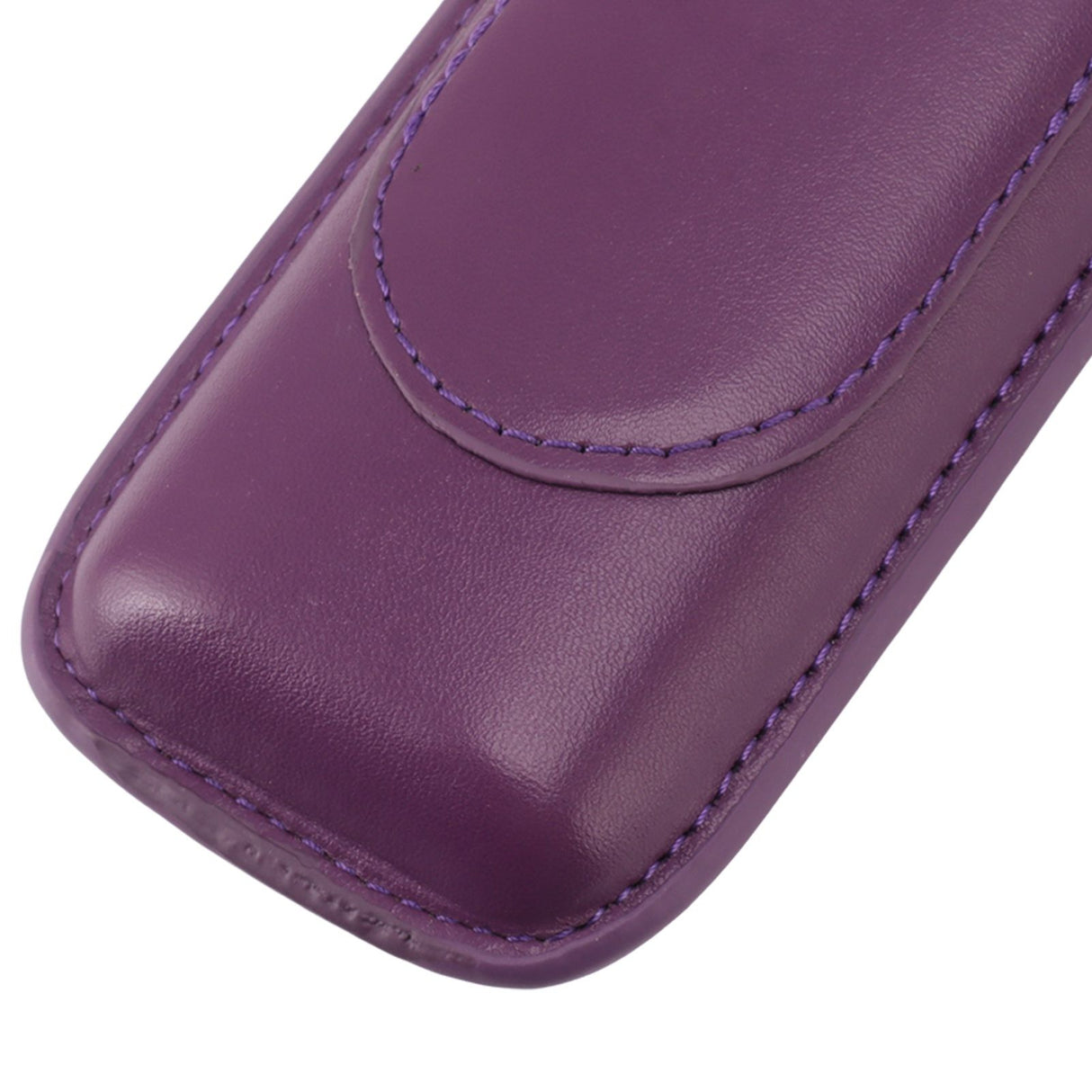 Cigar Case Elegant Vintage Hand Crafted Slim Portable 2 Fingers Cigar Holder for Travel Party Business Purple