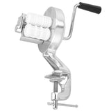 Manual Macaroni Maker Stainless Steel Hand Cranking Noodles Pressing Machine Kitchen Supply - Close-Up Angle