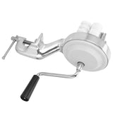 Manual Macaroni Maker Stainless Steel Hand Cranking Noodles Pressing Machine Kitchen Supply - Low Angle