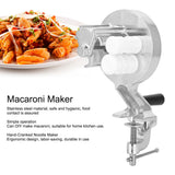 Manual Macaroni Maker Stainless Steel Hand Cranking Noodles Pressing Machine Kitchen Supply - Extra Image