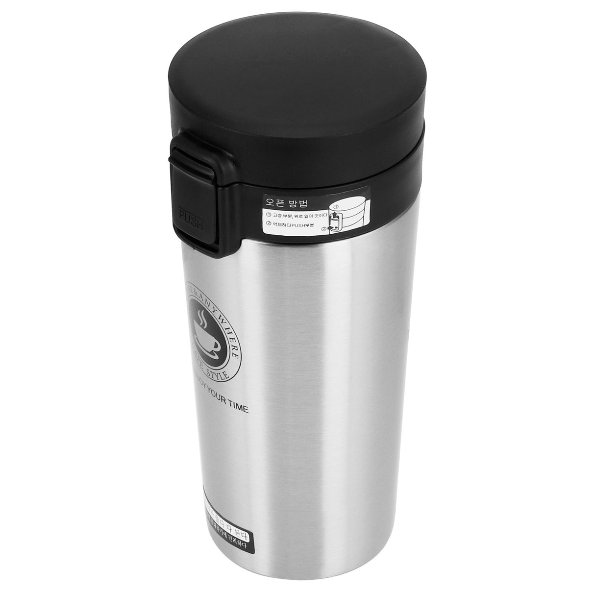 380ml Coffee Mug with Strainer Portable Thermal Cup Water Bottle for Home Office Travel