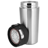 380ml Coffee Mug with Strainer Portable Thermal Cup Water Bottle for Home Office Travel - 45-Degree Angle