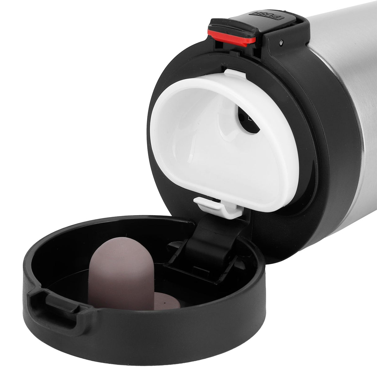 380ml Coffee Mug with Strainer Portable Thermal Cup Water Bottle for Home Office Travel