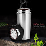 380ml Coffee Mug with Strainer Portable Thermal Cup Water Bottle for Home Office Travel - Extra Image