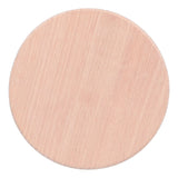 Round Wood Coaster Placemat Round Heat Resistant Drink Mat Cup Pad for Home KitchenWood Color